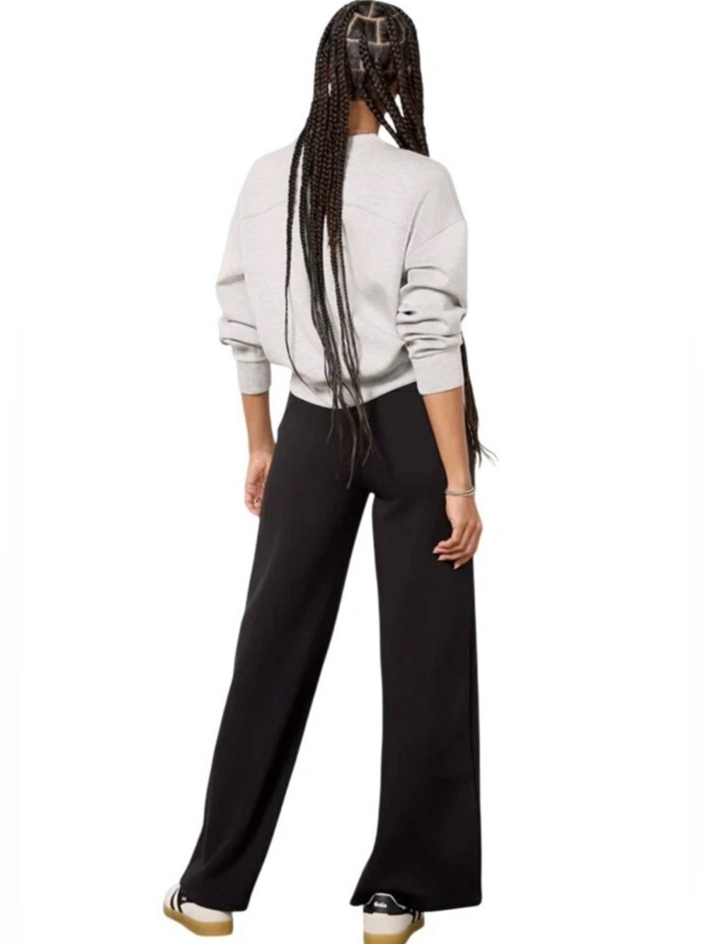 SPANX Black Wide-Leg Drawstring Pants size s/ch/p - Picture 11 of 12